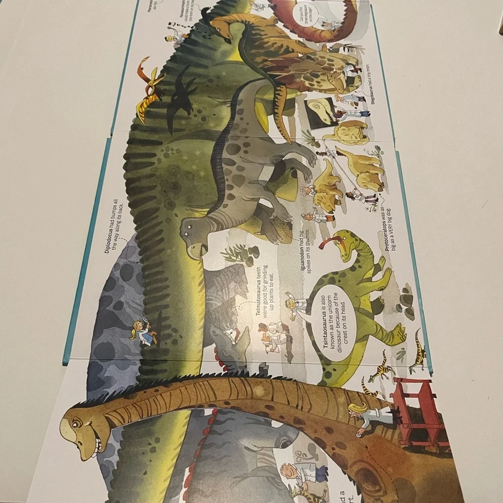 The Usborne Big Book of Big Dinosaurs And Some Little Ones Too…..Hardcover Book